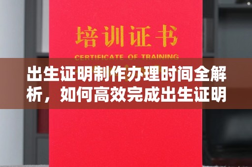 文水出生证明制作办理时间全解析，如何高效完成出生证明申请？